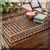 D11. Metal tray.